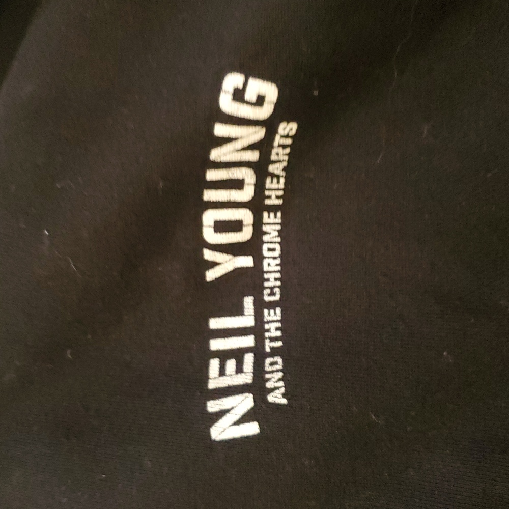 Neil Young Chrome Hearts TOUR Hoodie Size XL - Picture 3 of 4